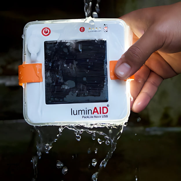 LuminAID PackLite Nova USB Solar Lantern Waterproof & Compact