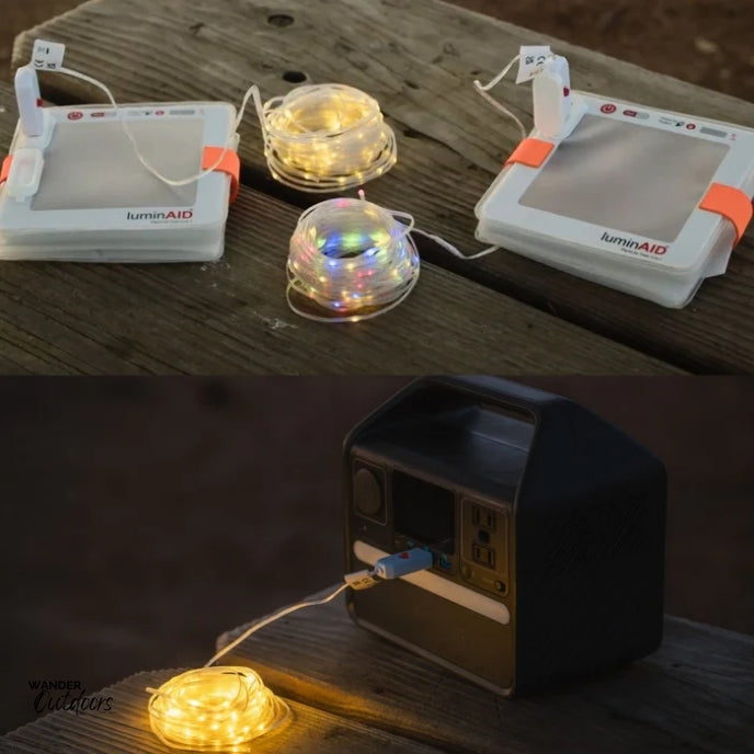  Lightweight and easy to carry, these string lights are perfect for on-the-go use, simply plug them into any USB power source and set the mood.