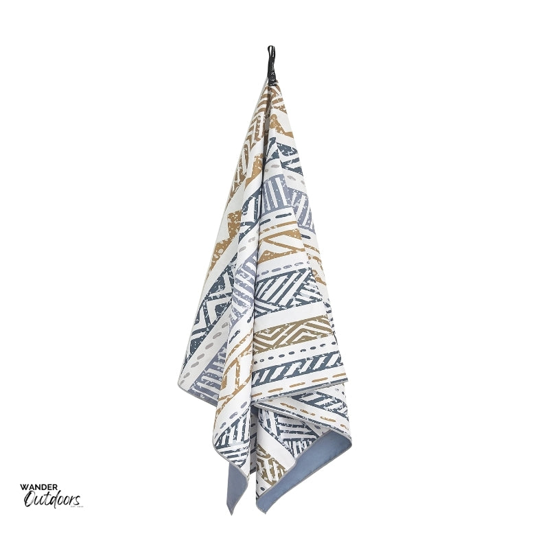 Newlyfe Sand Free Microfibre Beach Towels Bruny hanging