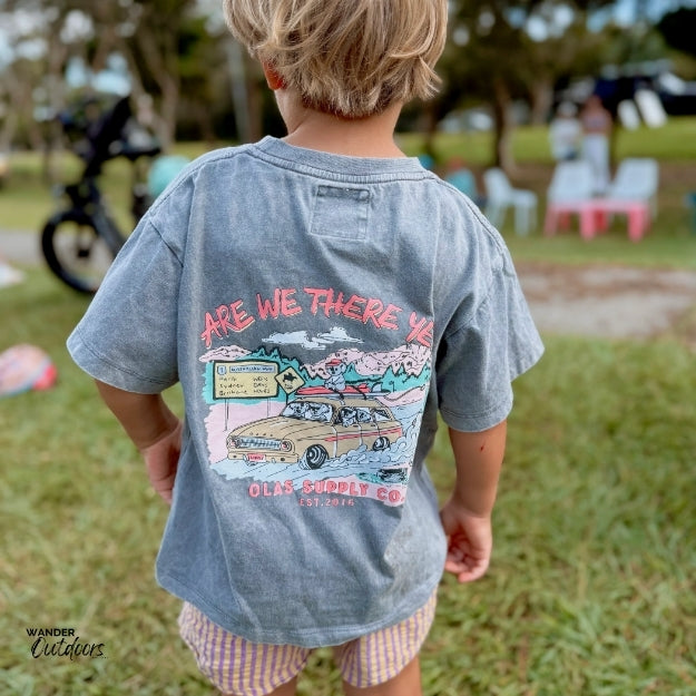 Olas Supply Co. Are We There Yet? Mini Tee Back