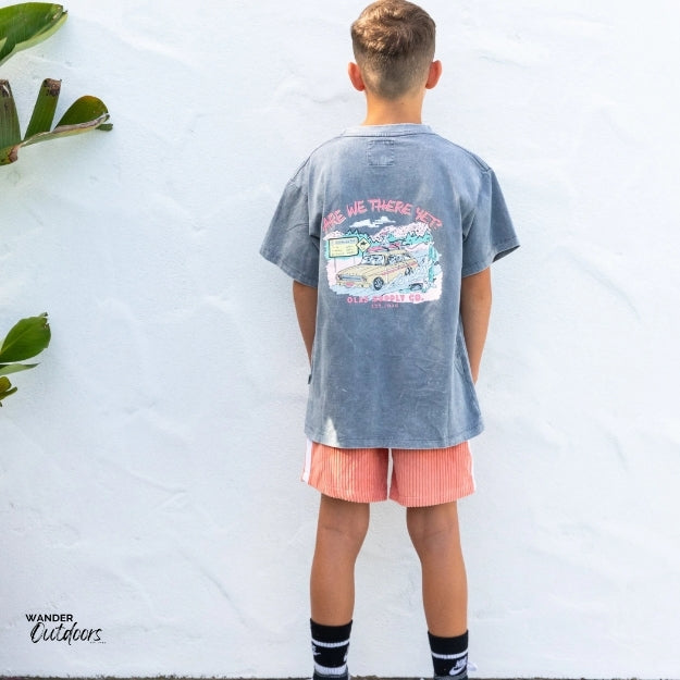 Olas Supply Co. Are We There Yet? Mini Tee Back