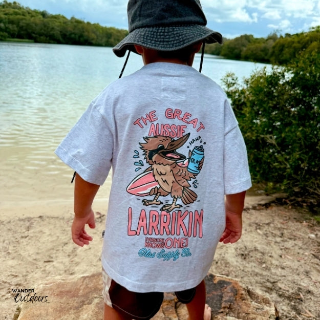 Olas Supply Co. Aussie Larrikin Mini Tee at the beach