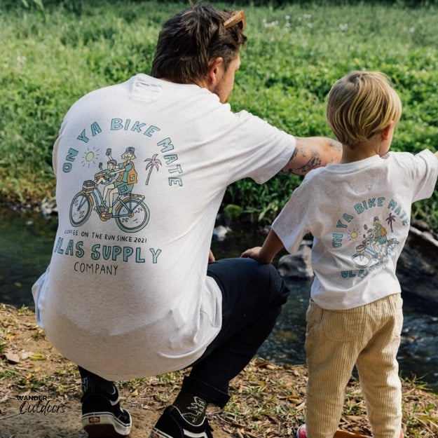 Olas Supply Co. On Ya Bike Mini Tee with Dad