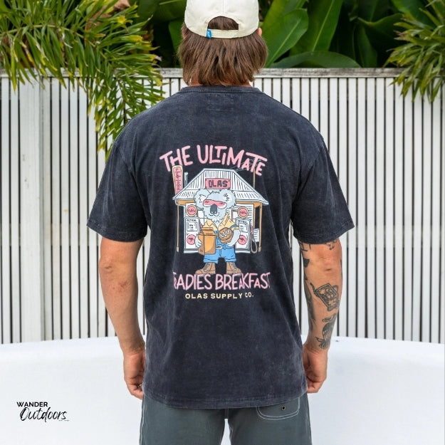 Olas Supply Co. Tradies Brekky Tee Back