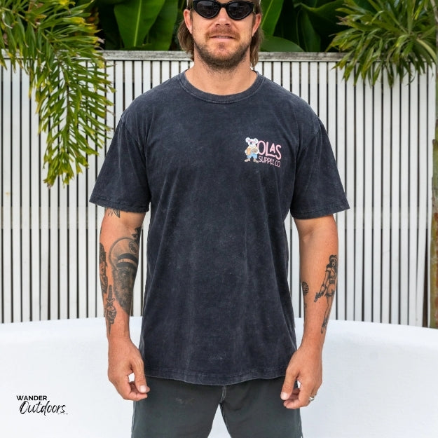 Olas Supply Co. Tradies Brekky Tee Front