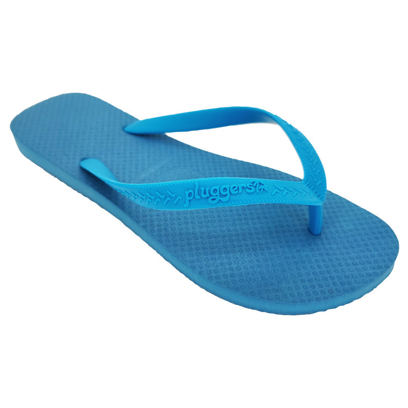 Pluggers Classic Strap Aqua Thongs - Wander Outdoors