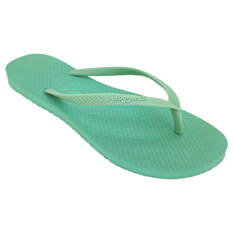 Pluggers Slim Strap Mint Thongs - Wander Outdoors