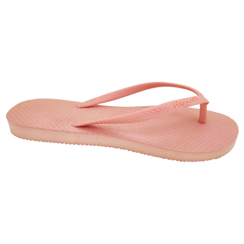 Pluggers Slim Strap Pink Lemonade Thongs - Wander Outdoors