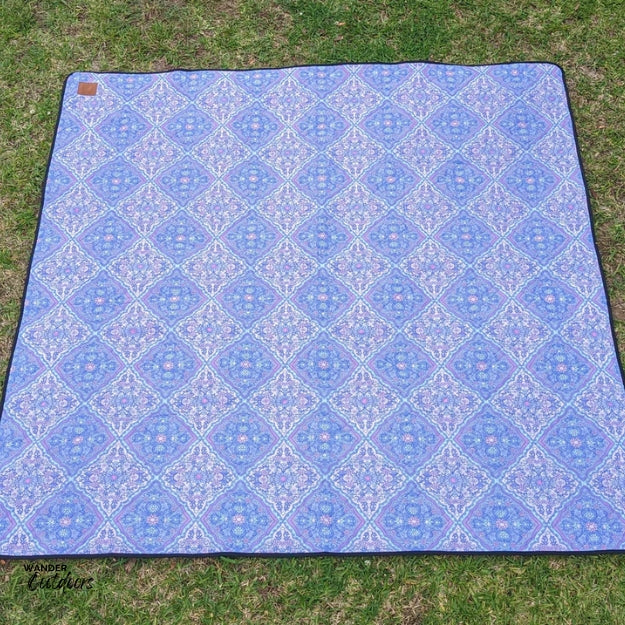 Saltwater Picnic Co Picnic Rug Boho Beauty Flat Lay