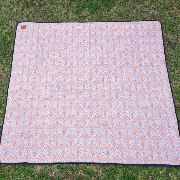 Saltwater Picnic Co Picnic Rug Vintage Folk flat lay