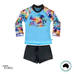 Salty Ink Boys Miami Swimsuit Set