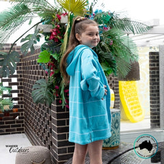 Salty Ink Salty Beach Zip Towel Hoodie