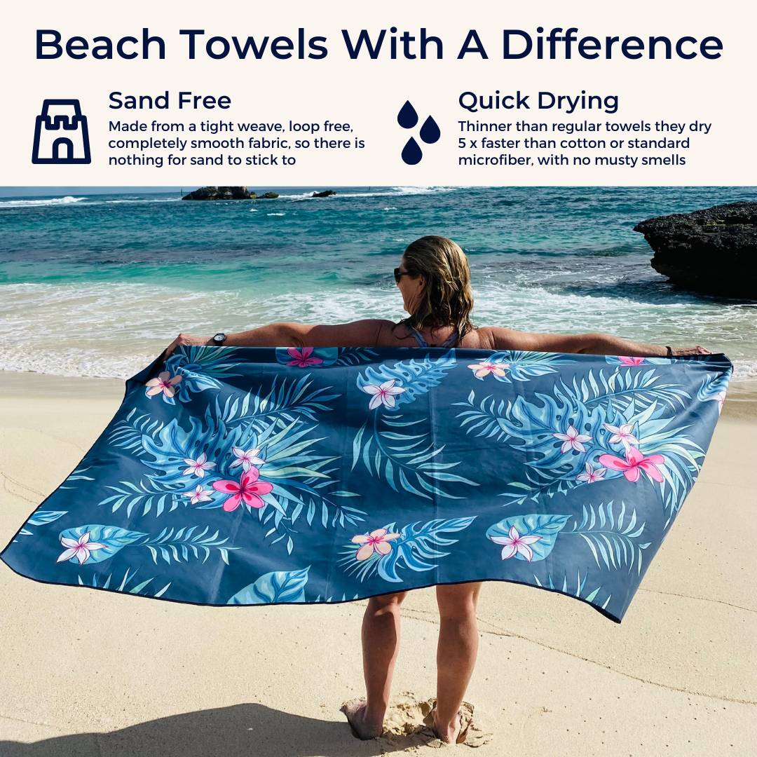 Newlyfe Byron Beach Towel & Pouch