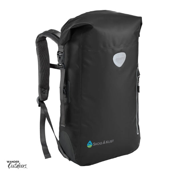 SkogAKust BackSåk - Waterproof Black Backpack