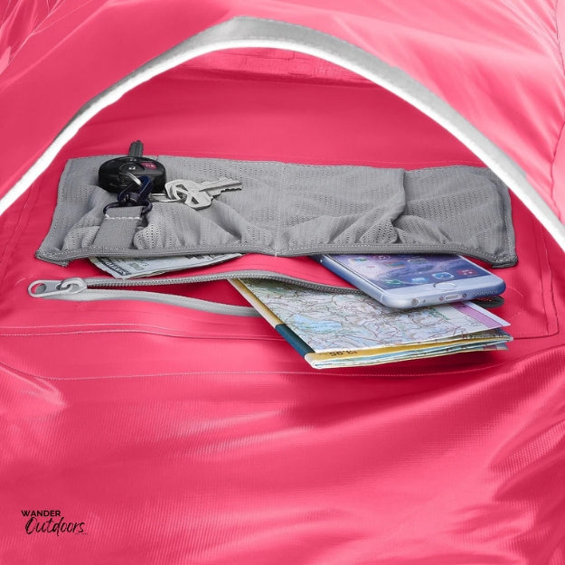 SkogAKust BackSåk - Waterproof Pink Backpack Internal Pocket