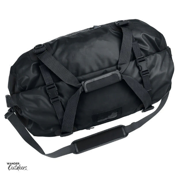 SkogAKust DuffelSåk 60L Waterproof Dry Bag Black Birds Eye View