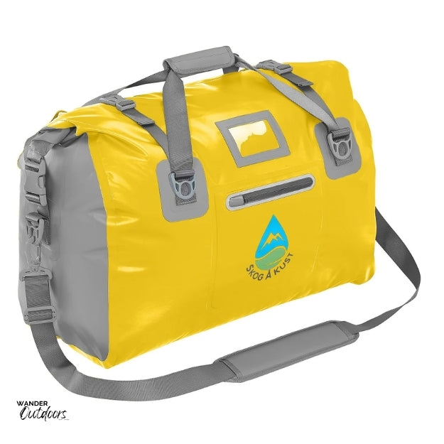 SkogAKust DuffelSåk 60L Waterproof Dry Bag Yellow