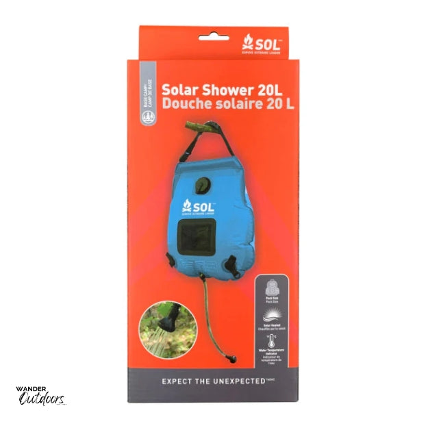 SOL SOLAR SHOWER 20L packaging