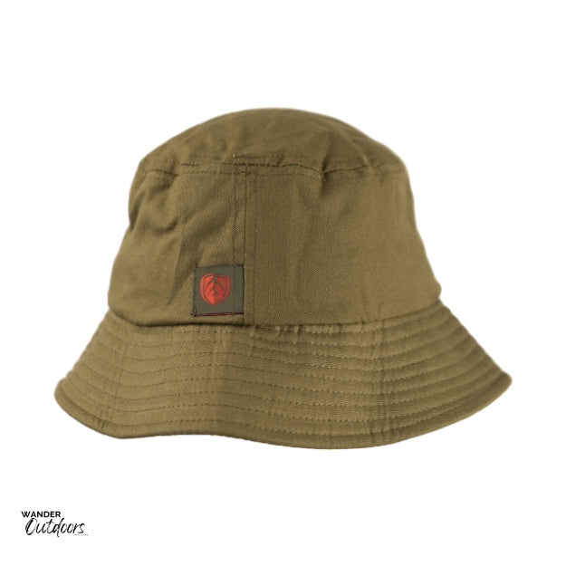 Stoney Creek Lightweight Cotton Canvas Bucket Hat bayleaf back