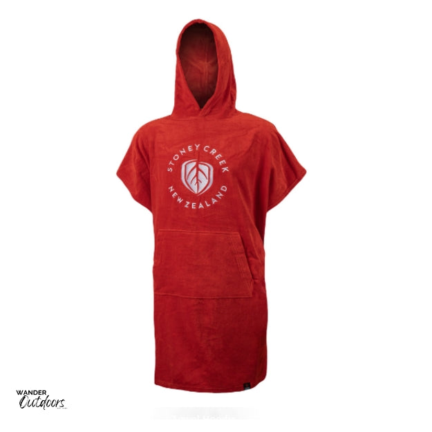 Stoney Creek Adults Hoodie Towel in Red