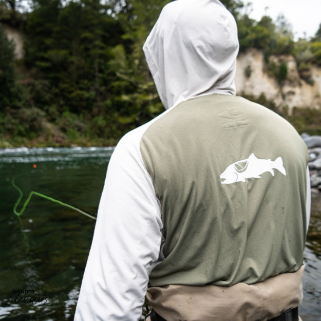 Stoney Creek Apex Cooling Hoodie Lichen Antarctica Fly Fishing