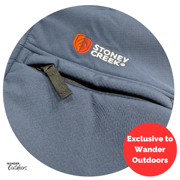 Stoney Creek Coaster Jacket Secure Zip Close Up