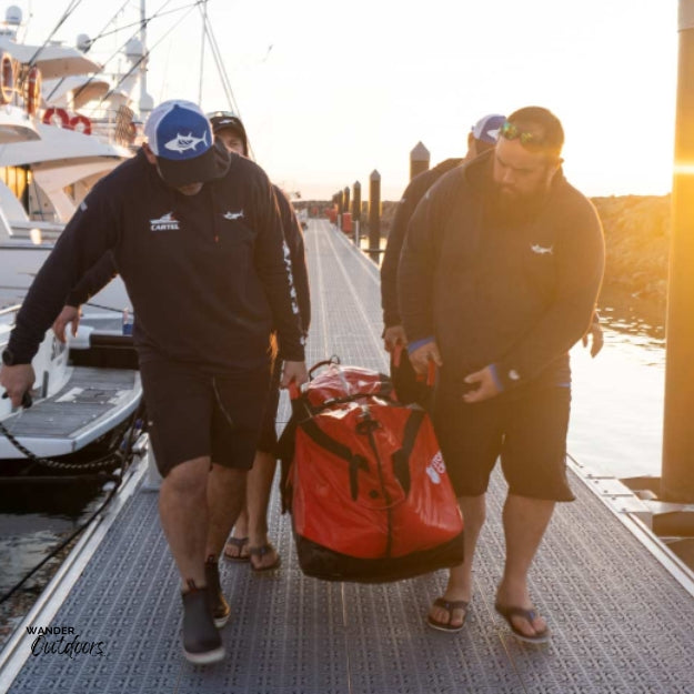 Stoney Creek Extra Large Game Fish Bag Full Catch coming off the boat