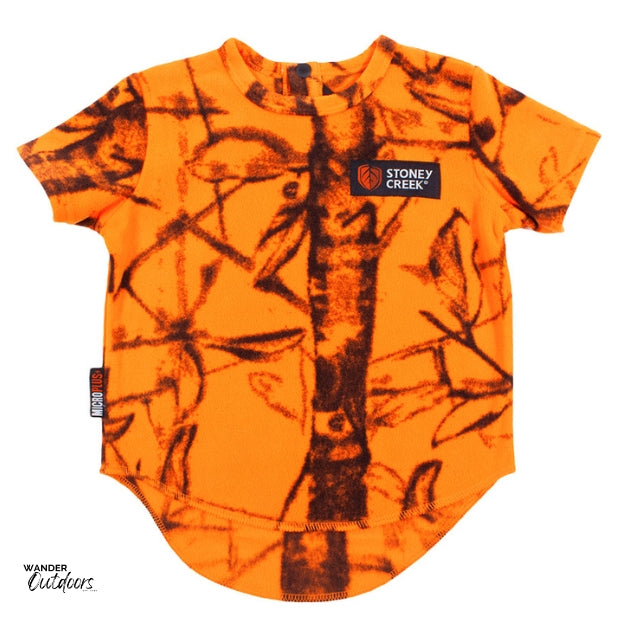 Stoney Creek Infants Bushlite Tee Blaze Orange