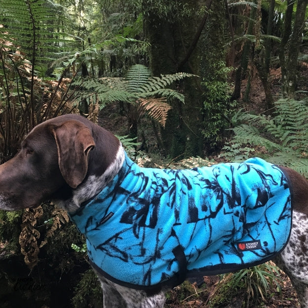 Stoney Creek Jones Dog Coat Blaze Blue On The Hunt