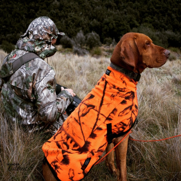 Stoney Creek Jones Dog Coat Blaze orange On The Hunt