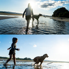 Stoney Creek Kid's Apex Hoodie On The Beach Orion Blue Antarctica