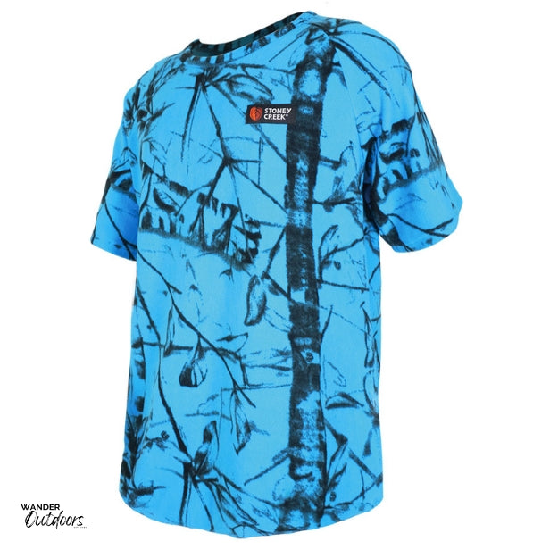 Stoney Creek Kids Bush Tee Blaze Blue