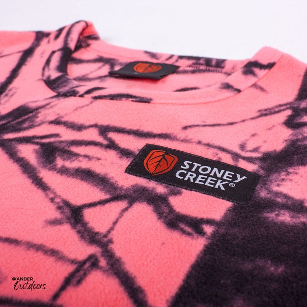 Stoney Creek Kids Bush Tee Watermelon Logo Close Up