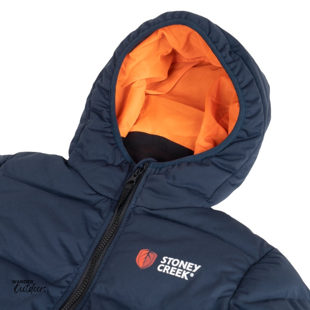 Stoney Creek Kid's ThermoFlex Jacket Hood Close Up