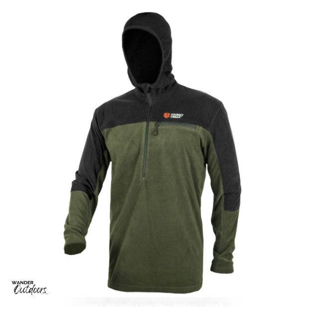 Stoney Creek Men's Microplus Hoodie Bayleaf / Black