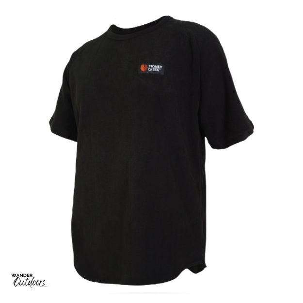 Stoney Creek Men's Short Sleeve Bush Tee in Black