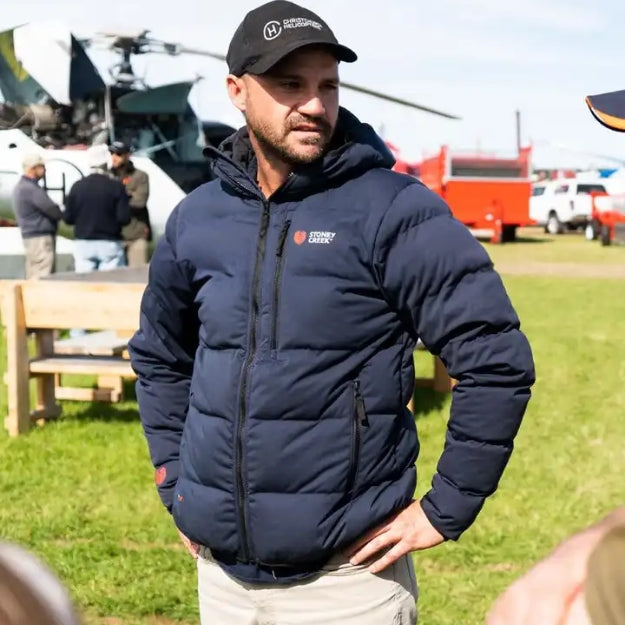 Stoney Creek Men's Thermoflex Jacket Blue at Field Days