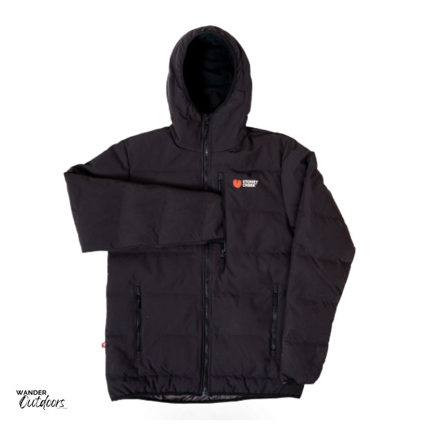 Stoney Creek Men's Thermotough Jacket Black Flat Lay