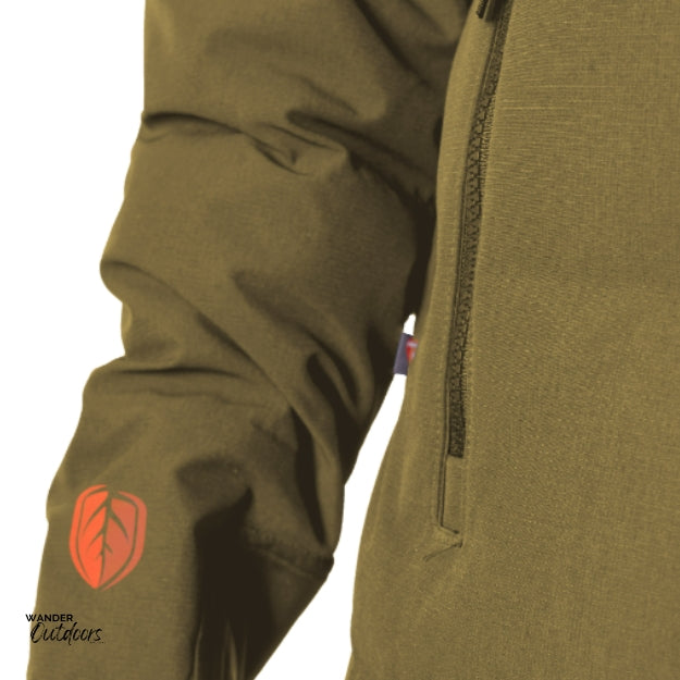 Stoney Creek Men's Thermotough Jacket Tundra Sleeve and Zip Close Up