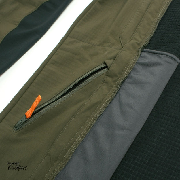 Stoney Creek Frostline Jacket in Bayleaf inner Zip Close Up