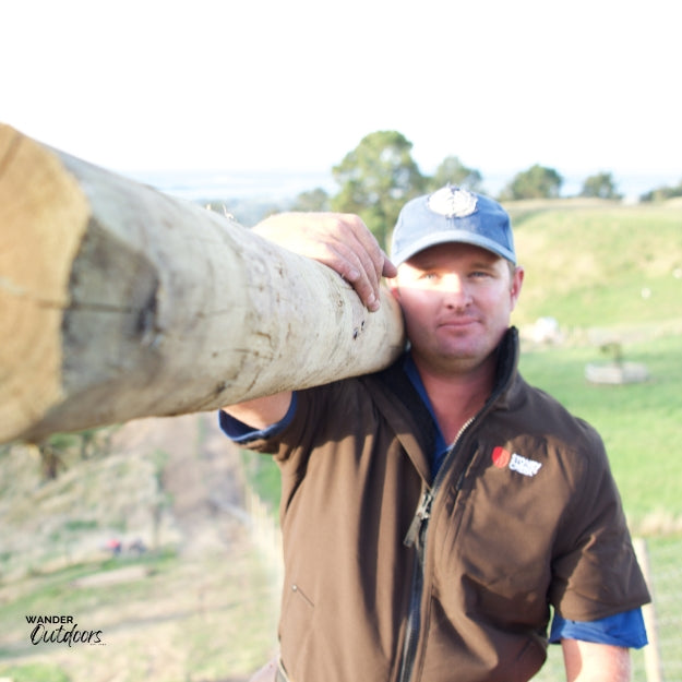 Stoney Creek Men's Rammer Jacket on the farm