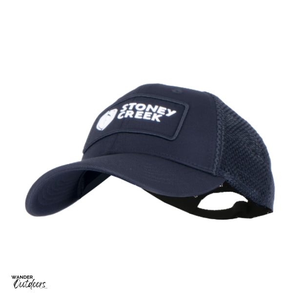 Stoney Creek Seabreeze Cap Black & White Logo