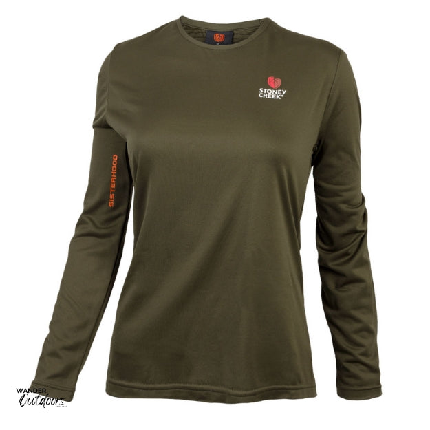 Stoney Creek Women's Ice-Dry Long Sleeve Top Bayleaf