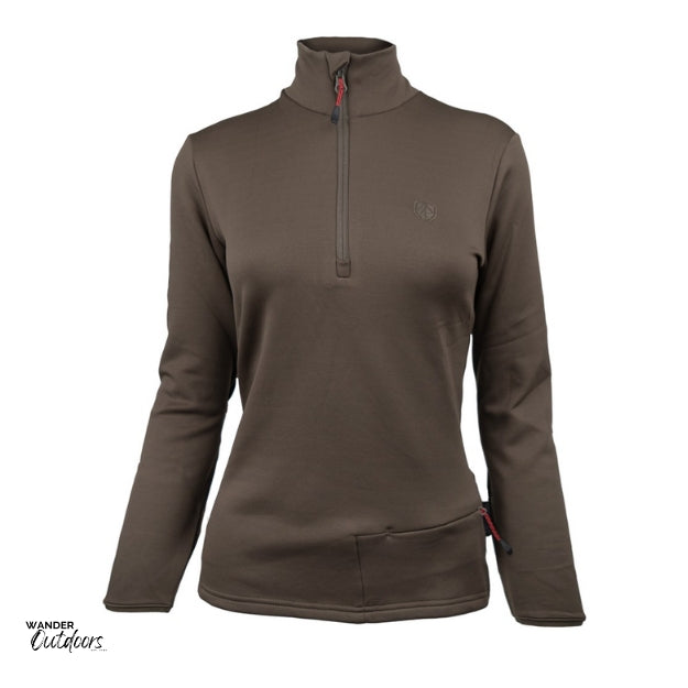 Stoney Creek Women's Micro-Prime 1/4 Zip Top Crocodile