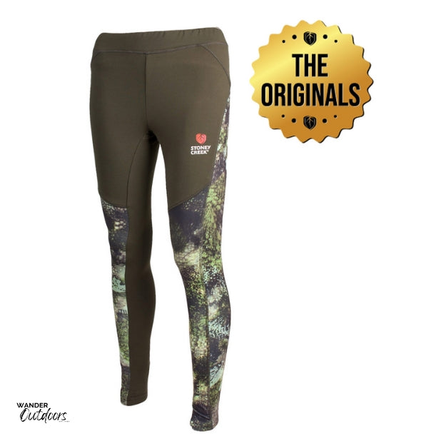 Stoney Creek Women's SC "The OG" Active Tights in bayleaf tcf