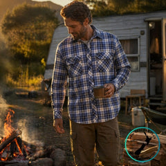 Swanndri Men's Full Button Egmont Flannel Shirt