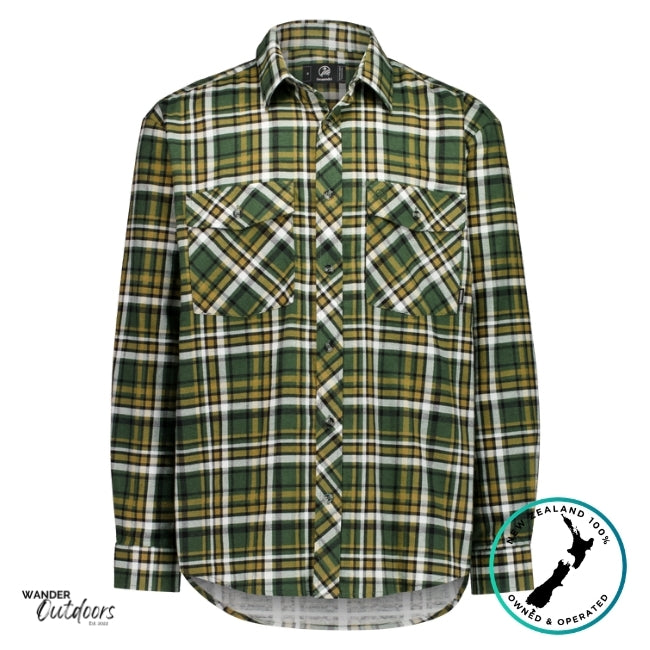 Swanndri Men's Full Button Egmont Flannel Shirt