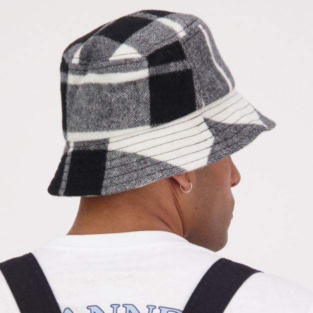 Swanndri Kaimai Wool Bucket Hat Unisex back View