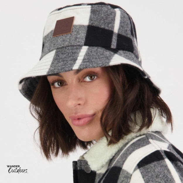 Swanndri Kaimai Wool Bucket Hat Unisex Side View