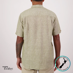 Swanndri Men’s Humber Linen Short Sleeve Shirt